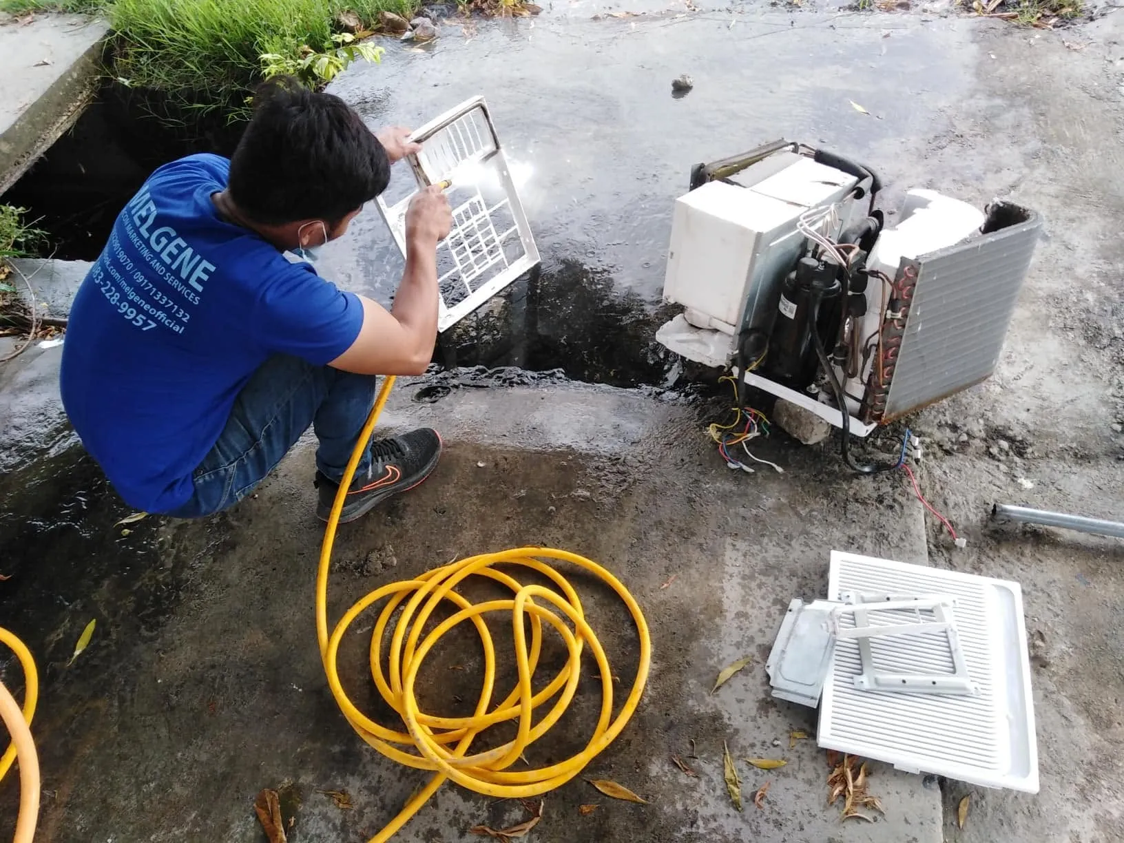 General Cleaning of ACU